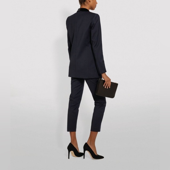 Sandro Size 42 (10, XL) Women's Nicky Velvet-Pocket Blazer - Picture 3 of 14